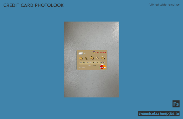 Albania Procredit Bank Mastercard Fotoansicht Beispielvorschau
